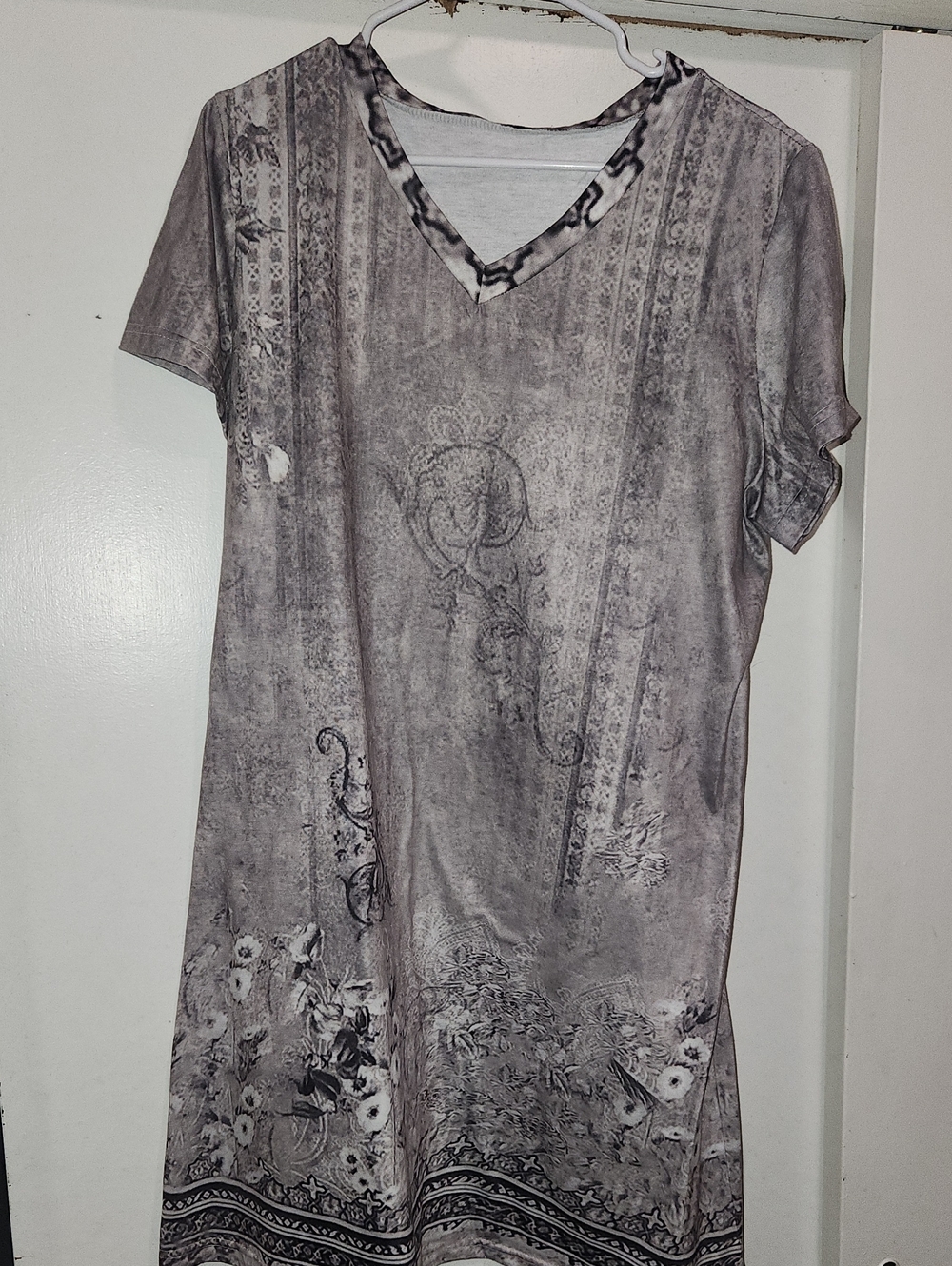 Grey Midi Dress